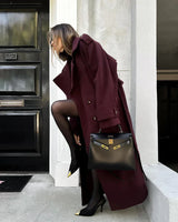 Amalia | Trench-coat Bordeaux