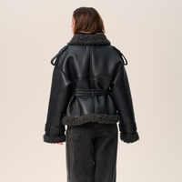 Elvira | Manteau en shearling ceinturé