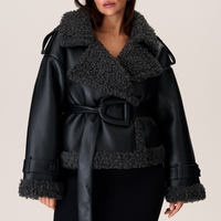 Elvira | Manteau en shearling ceinturé