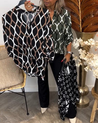 Noor | Blouse avec imprimé graphique