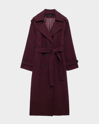 Amalia | Trench-coat Bordeaux