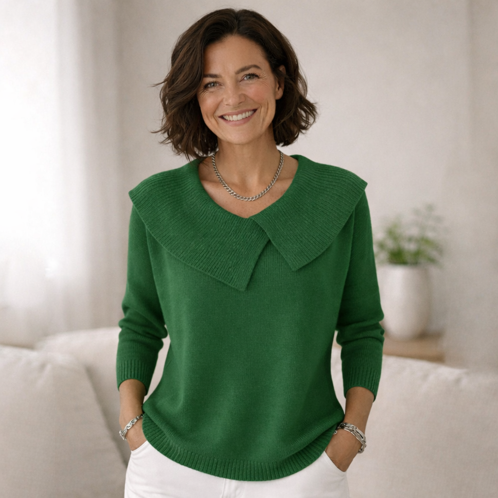 Elisa | Pull confort léger en laine mélangée