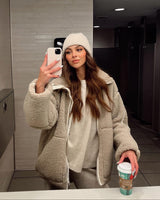 Mirella | Veste en polaire teddy