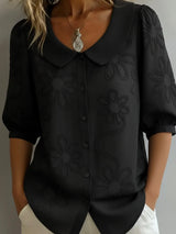 Sara | Blouse brodée de fleurs