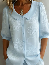 Sara | Blouse brodée de fleurs