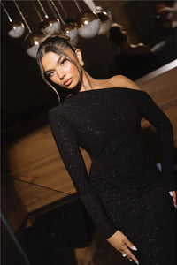 Alina | Robe Maxi Scintillante