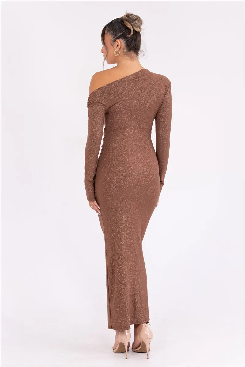 Alina | Robe Maxi Scintillante