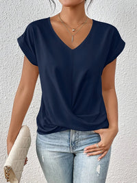 Mila | T-shirt col V décontracté