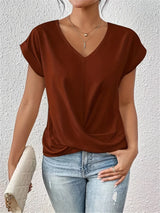 Mila | T-shirt col V décontracté