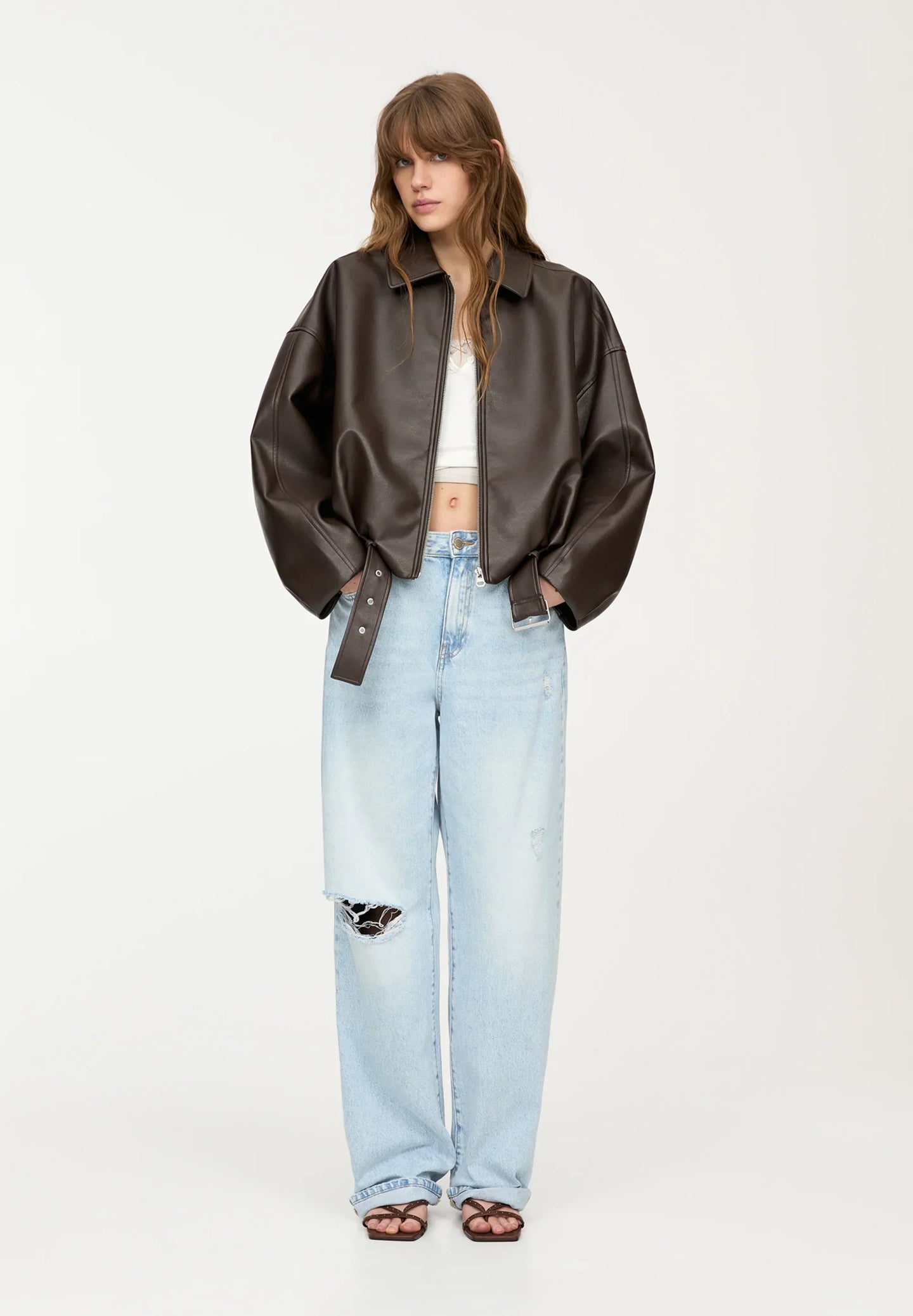 Amara | Veste en simili cuir